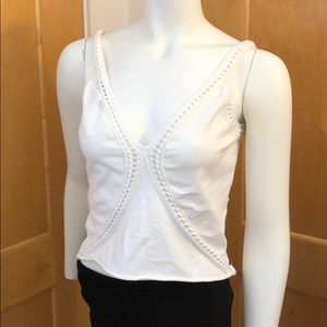 Roberto Cavalli reversible creme top